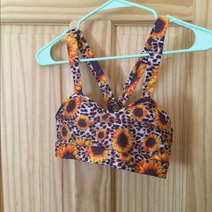 Medium sunflower and lace boutique Camisole
